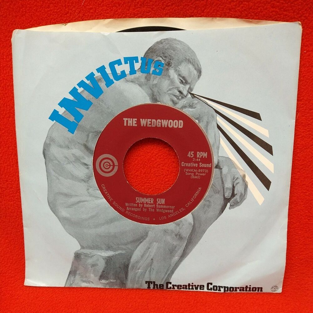THE WEDGWOOD Summer Sun / Requiem For A Little Boy 7" 45 rpm Vinyl Record Single